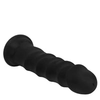 6.69in 8.46in 9.84in Black Mushroom Head Silicone Soft Dildo For Love