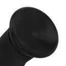 6.69in 8.46in 9.84in Black Mushroom Head Silicone Soft Dildo For Love