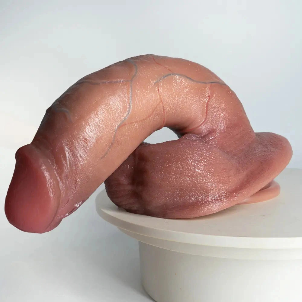 6.69in 8.46in Lifelike Strap on Silicone Soft Dildo Real Natural Touch Cock Dildo