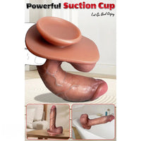 6.69in 8.46in Lifelike Strap on Silicone Soft Dildo Real Natural Touch Cock Dildo
