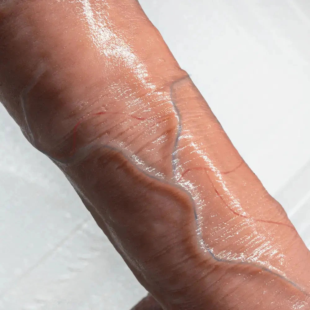 6.69in 8.46in Lifelike Strap on Silicone Soft Dildo Real Natural Touch Cock Dildo