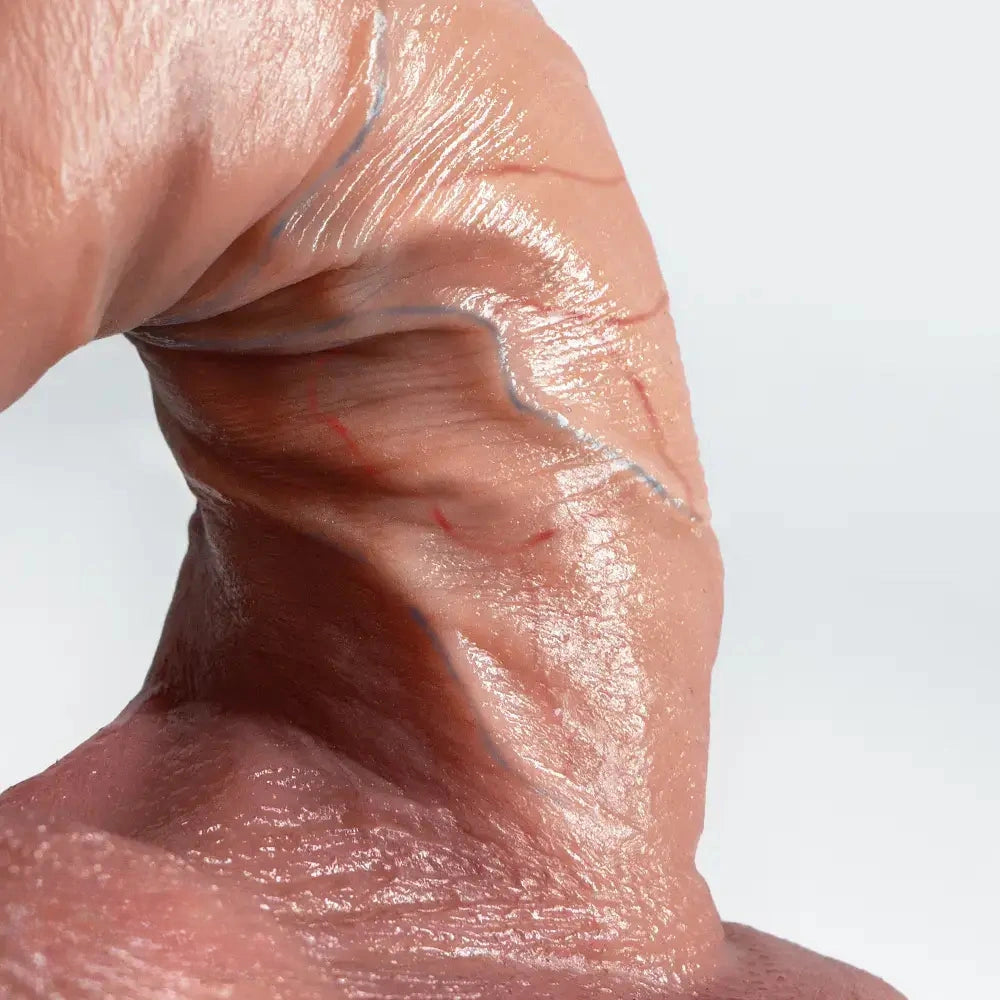 6.69in 8.46in Lifelike Strap on Silicone Soft Dildo Real Natural Touch Cock Dildo
