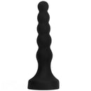 6.69in 8.66in 10.23in Black Silicone Soft Large Anal Plug/Bead Dildo
