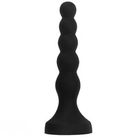 6.69in 8.66in 10.23in Black Silicone Soft Large Anal Plug/Bead Dildo