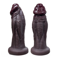 6.69in 8.66in 10.24in 11.42in 12.99in Thick Glans Real Veins Silicone Big Dildo
