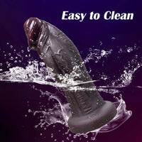 6.69in 8.66in 10.24in 11.42in 12.99in Thick Glans Real Veins Silicone Big Dildo