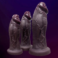 6.69in 8.66in 10.24in 11.42in 12.99in Thick Glans Real Veins Silicone Big Dildo