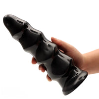 6.69in 8.66in 10.24in Exotic Wavy Anal Big PVC Dildo Butt Plug