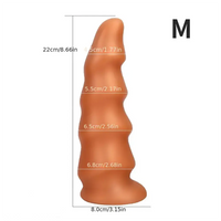 6.69in 8.66in 10.24in PVC Fantasy Big Dildo For Anal Vaginal Sex