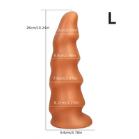 6.69in 8.66in 10.24in PVC Fantasy Big Dildo For Anal Vaginal Sex