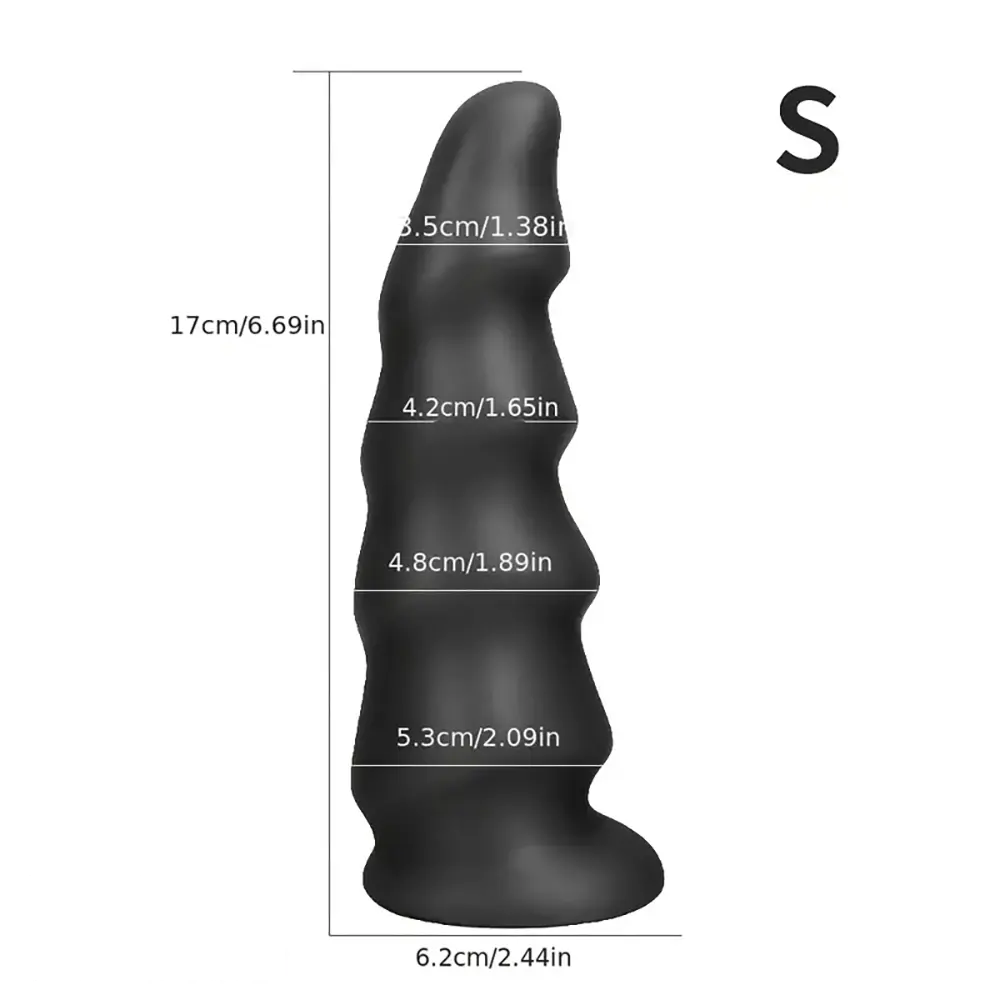 6.69in 8.66in 10.24in PVC Fantasy Big Dildo For Anal Vaginal Sex