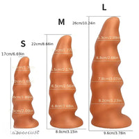 6.69in 8.66in 10.24in PVC Fantasy Big Dildo For Anal Vaginal Sex