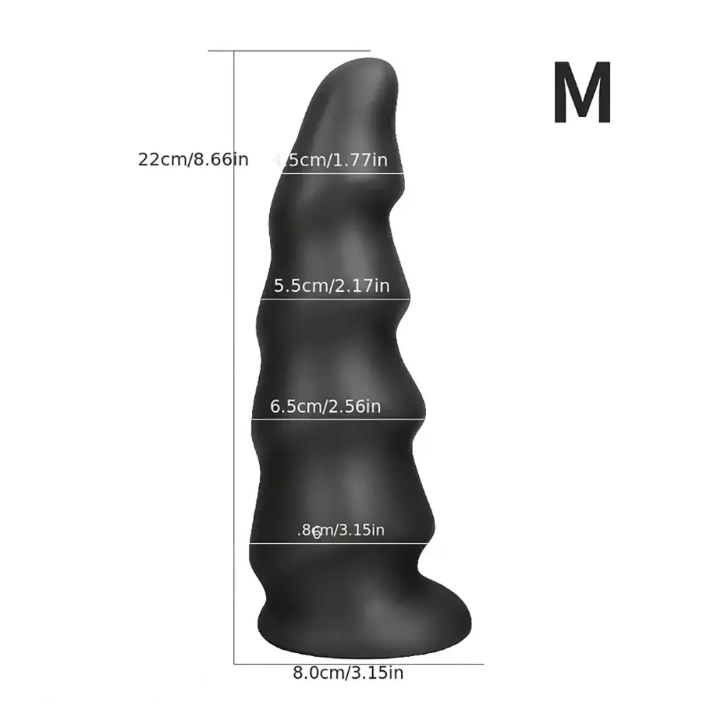 6.69in 8.66in 10.24in PVC Fantasy Big Dildo For Anal Vaginal Sex