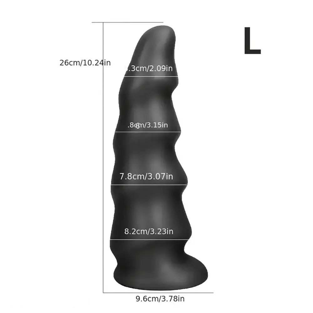6.69in 8.66in 10.24in PVC Fantasy Big Dildo For Anal Vaginal Sex