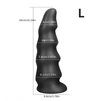 6.69in 8.66in 10.24in PVC Fantasy Big Dildo For Anal Vaginal Sex