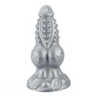 6.69in 8.66in 11.41in Spiked Tentacle Knot Silicone Big Granular Friction Dildo