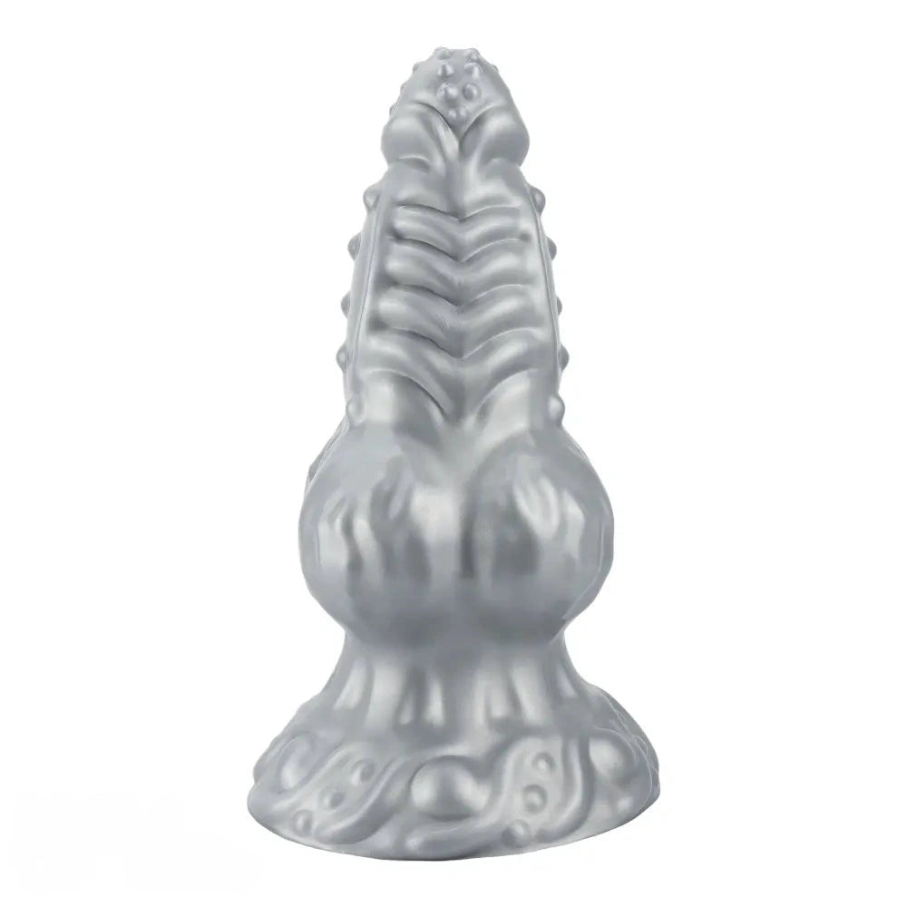 6.69in 8.66in 11.41in Spiked Tentacle Knot Silicone Big Granular Friction Dildo