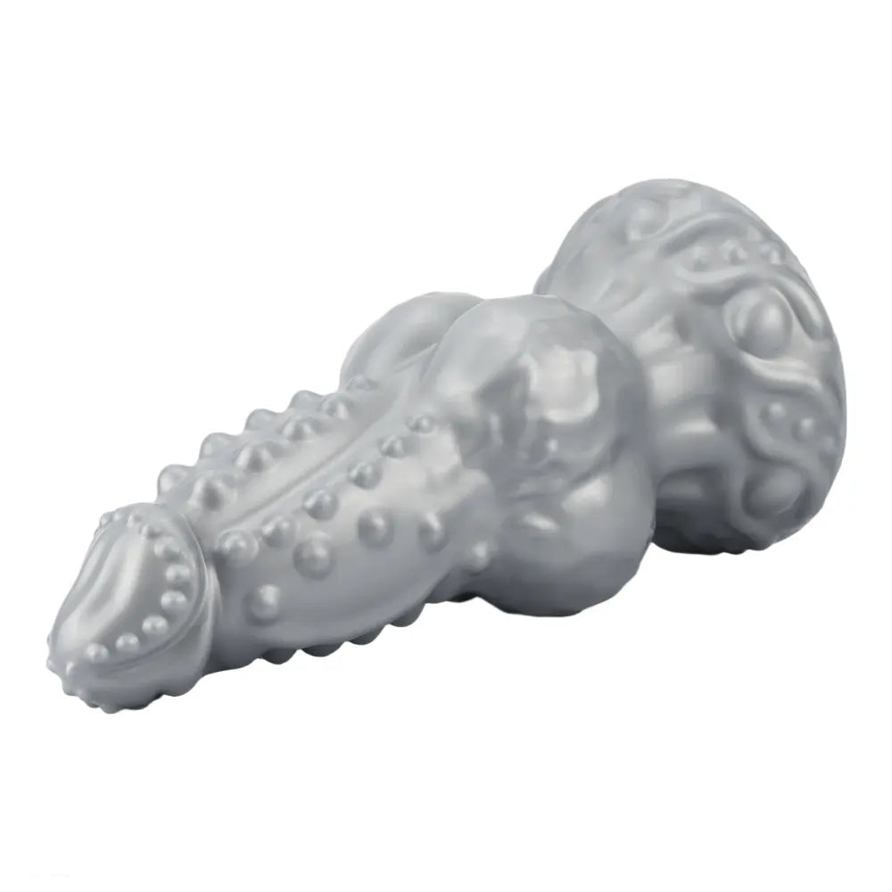 6.69in 8.66in 11.41in Spiked Tentacle Knot Silicone Big Granular Friction Dildo
