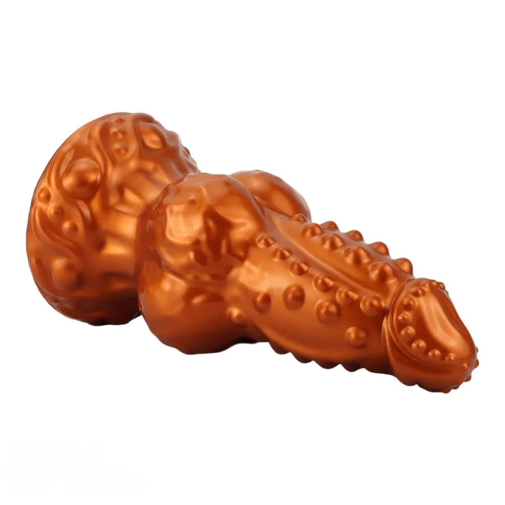 6.69in 8.66in 11.41in Spiked Tentacle Knot Silicone Big Granular Friction Dildo