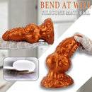 6.69in 8.66in 11.41in Spiked Tentacle Knot Silicone Big Granular Friction Dildo
