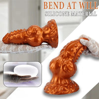 6.69in 8.66in 11.41in Spiked Tentacle Knot Silicone Big Granular Friction Dildo