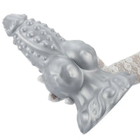 6.69in 8.66in 11.41in Spiked Tentacle Knot Silicone Big Granular Friction Dildo