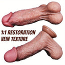 6.69in 8.66in Realistic Simulation Soft Silicone Dildo Women Sex Toy