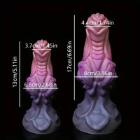 6.69in 8.66in Silicone Flexible Fantasy Dildo For BDSM Sex Love Play
