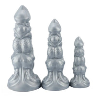 6.69in 9.05in 11.02in Dragon Tentacle Monster Silicone Butt Plug Cock Dildo