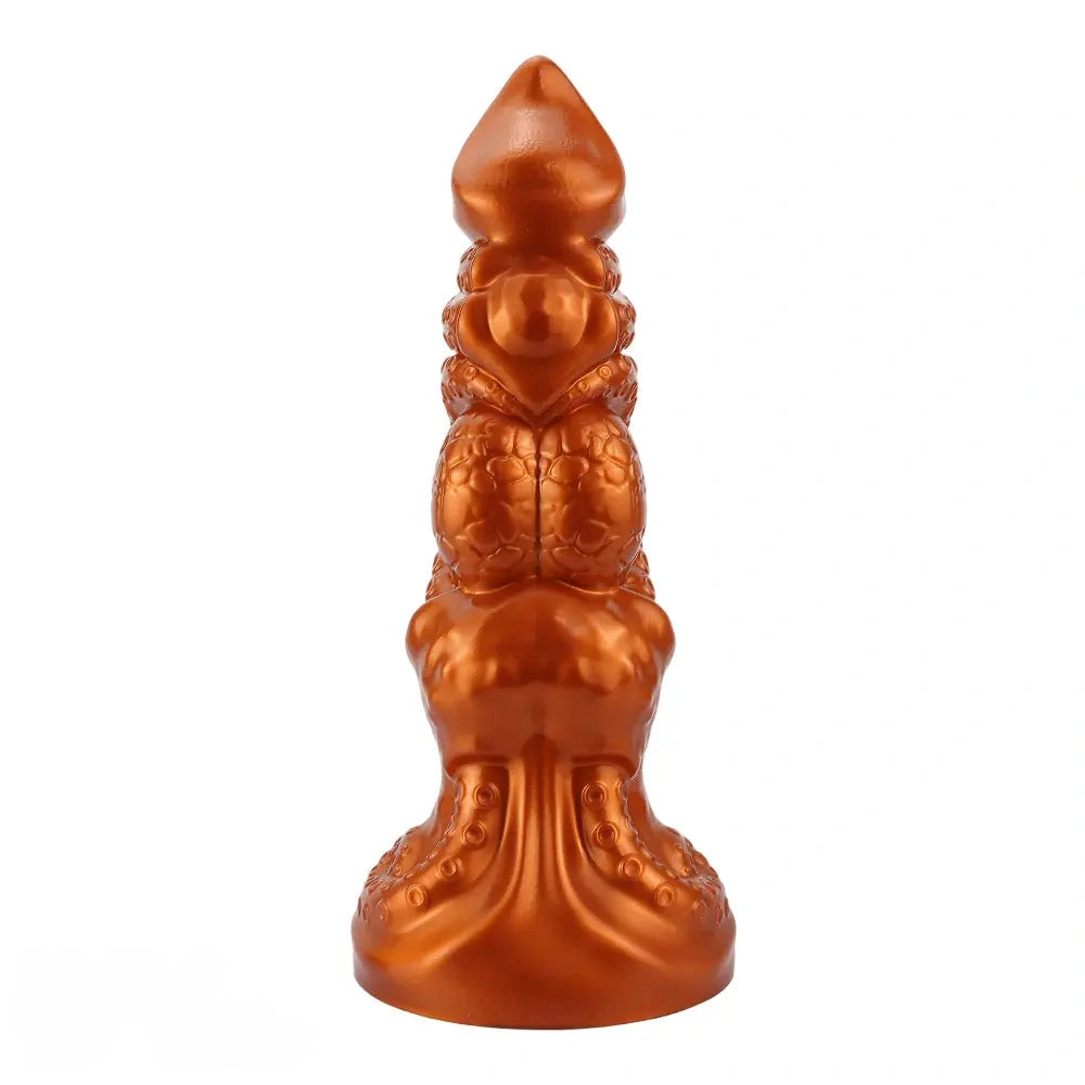 6.69in 9.05in 11.02in Dragon Tentacle Monster Silicone Butt Plug Cock Dildo