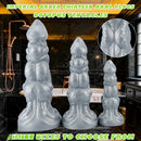 6.69in 9.05in 11.02in Dragon Tentacle Monster Silicone Butt Plug Cock Dildo