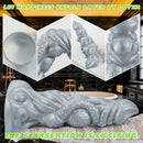 6.69in 9.05in 11.02in Dragon Tentacle Monster Silicone Butt Plug Cock Dildo