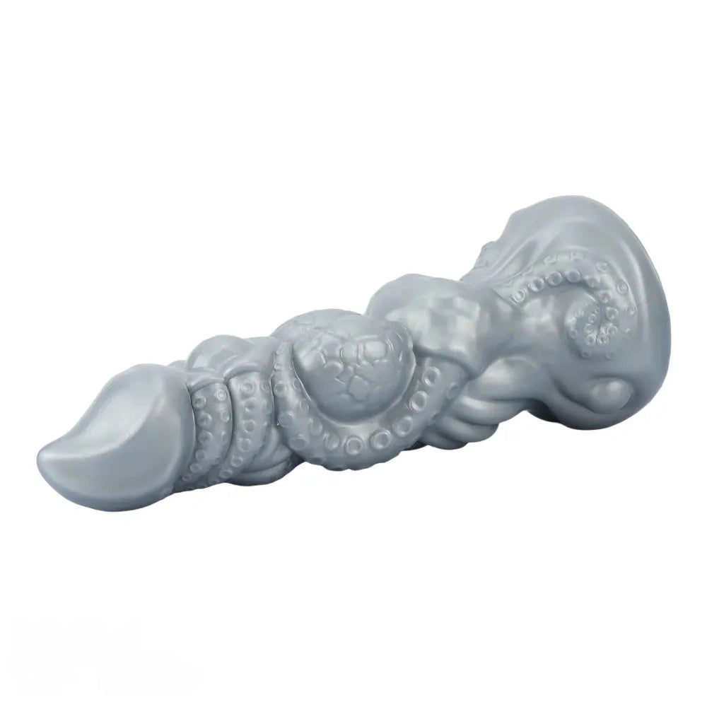 6.69in 9.05in 11.02in Dragon Tentacle Monster Silicone Butt Plug Cock Dildo