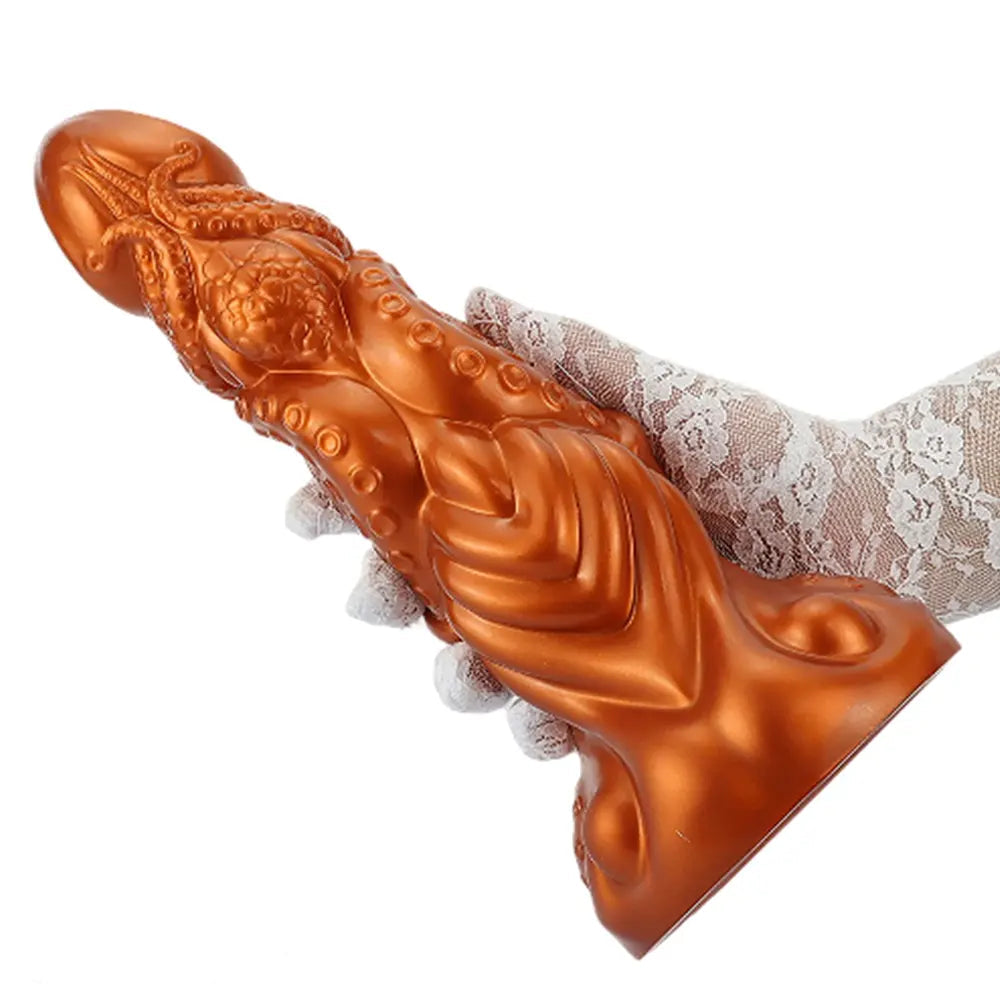 6.69in 9.05in 11.02in Dragon Tentacle Monster Silicone Butt Plug Cock Dildo
