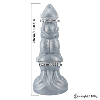 6.69in 9.05in 11.02in Dragon Tentacle Monster Silicone Butt Plug Cock Dildo