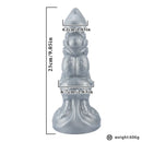 6.69in 9.05in 11.02in Dragon Tentacle Monster Silicone Butt Plug Cock Dildo