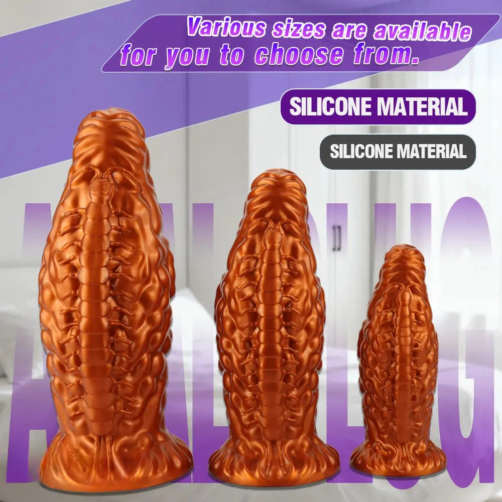 6.69in 9.05in 11.02in Fantasy Big Thick Butt Plug Dildo For Prostate Massage
