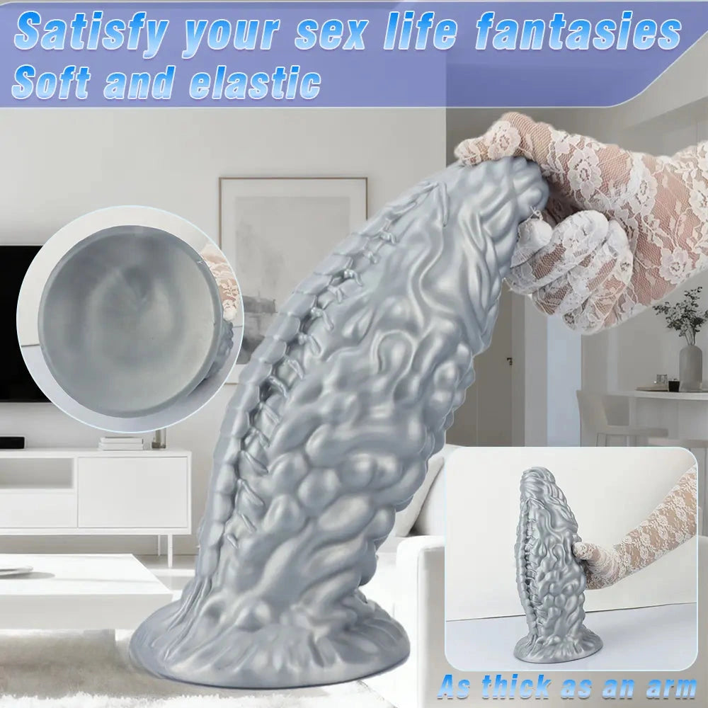 6.69in 9.05in 11.02in Fantasy Big Thick Butt Plug Dildo For Prostate Massage