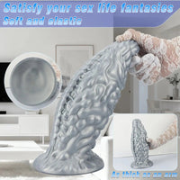 6.69in 9.05in 11.02in Fantasy Big Thick Butt Plug Dildo For Prostate Massage