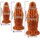 6.69in 9.05in 11.02in Fantasy Big Thick Butt Plug Dildo For Prostate Massage
