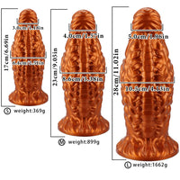 6.69in 9.05in 11.02in Fantasy Big Thick Butt Plug Dildo For Prostate Massage