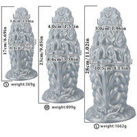 6.69in 9.05in 11.02in Fantasy Big Thick Butt Plug Dildo For Prostate Massage