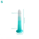 6.69in 9.05in 11in 13.1in Big Silicone Luminous Butt Plug Dildo For Women