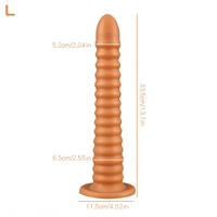6.69in 9.05in 11in 13.1in Big Silicone Luminous Butt Plug Dildo For Women