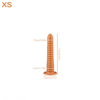 6.69in 9.05in 11in 13.1in Big Silicone Luminous Butt Plug Dildo For Women