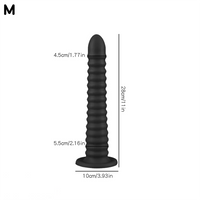 6.69in 9.05in 11in 13.1in Big Silicone Luminous Butt Plug Dildo For Women