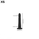 6.69in 9.05in 11in 13.1in Big Silicone Luminous Butt Plug Dildo For Women