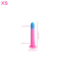 6.69in 9.05in 11in 13.1in Big Silicone Luminous Butt Plug Dildo For Women