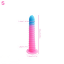 6.69in 9.05in 11in 13.1in Big Silicone Luminous Butt Plug Dildo For Women