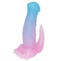 6.69in 9.44in Horse Dinosaur Luminous Monster Soft Dildo For Women